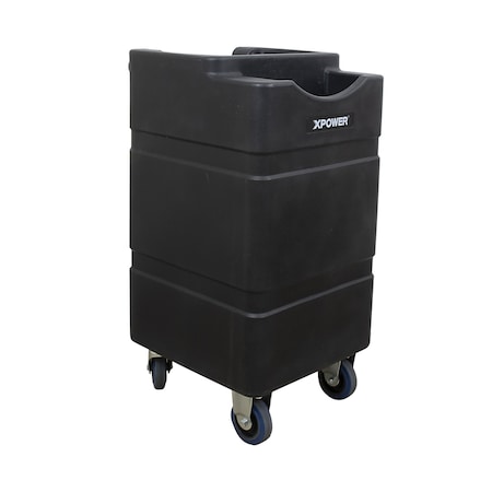 Xpower XPOWERs WT-90 Mobile Water Reservoir Tank for misting fans provides a large volume of water on wheels for convenient cooling all day long. WT-90